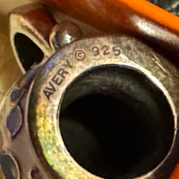 NIB James Avery Retired Sterling Silver Enamel Teapot Charm - Picture 4 of 4